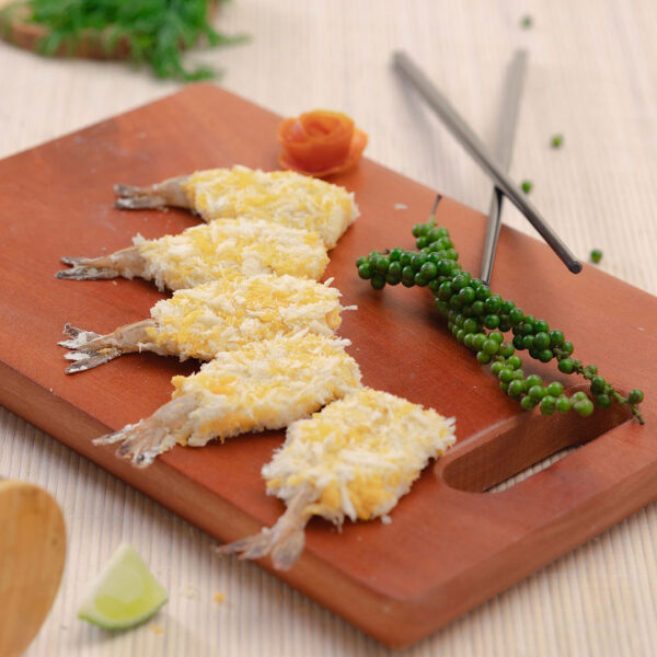 Tôm thẻ Vanamei Butterfly Panko – Bạch Linh Seafood